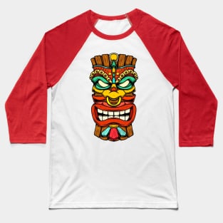 Tiki mask Baseball T-Shirt